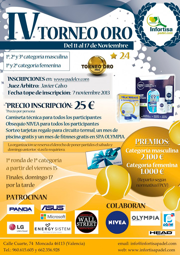 torneo-oro-infortisa-padel